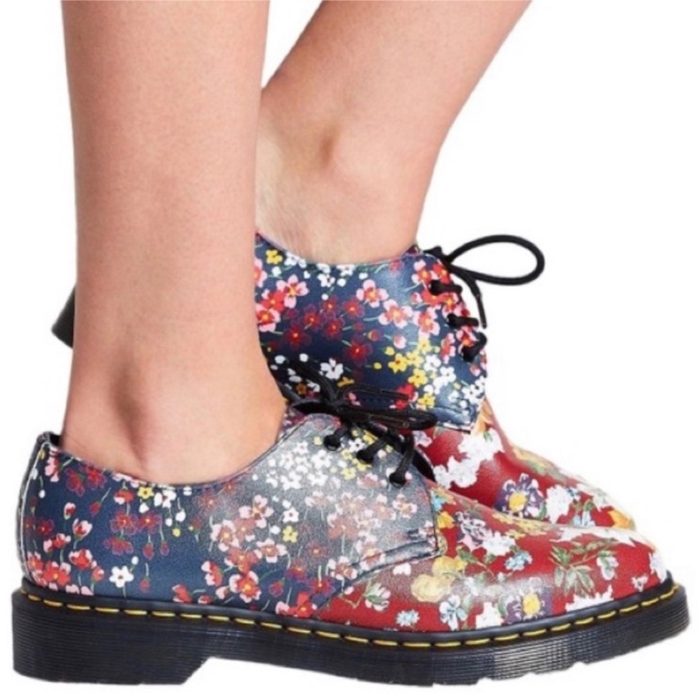 Dr. Martens Floral Clash Sz 8 Oxford Shoes 1461